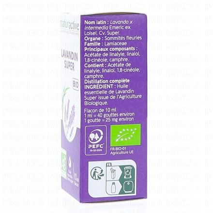 NATURACTIVE Huile Essentielle Bio Lavandin Super Flacon 10ml