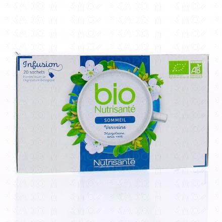 NUTRISANTÉ Infusion bio sommeil 20 sachets Parapharmacie Prado Mermoz