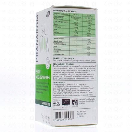 Pranarom Aromaforce Sirop Voies Respiratoires Bio Ml