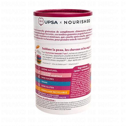 Upsa X Nourished Gummies En Beaut Gummies Parapharmacie Prado