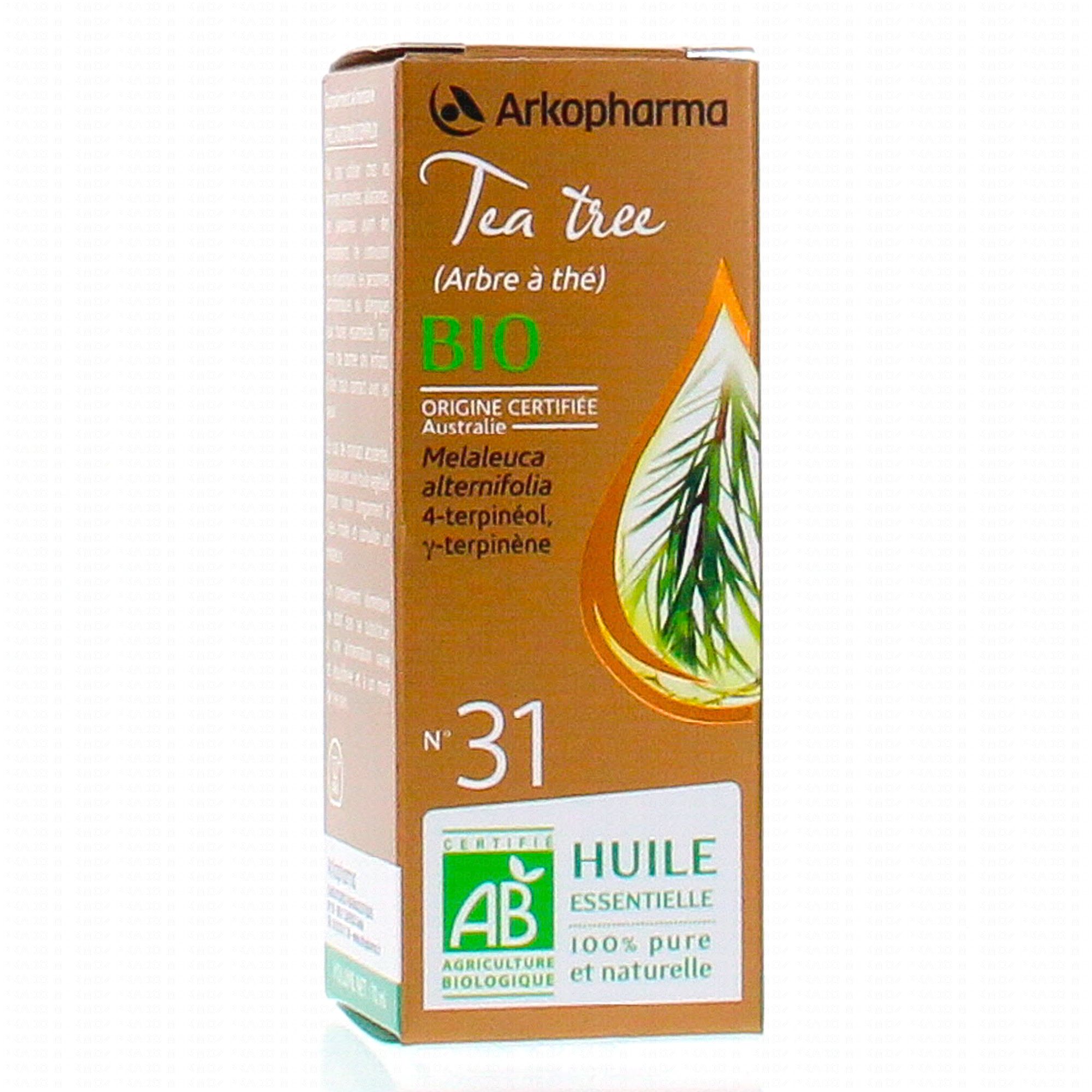 Naturactive Huile Essentielle Bio tea tree / arbre à thé 10ml