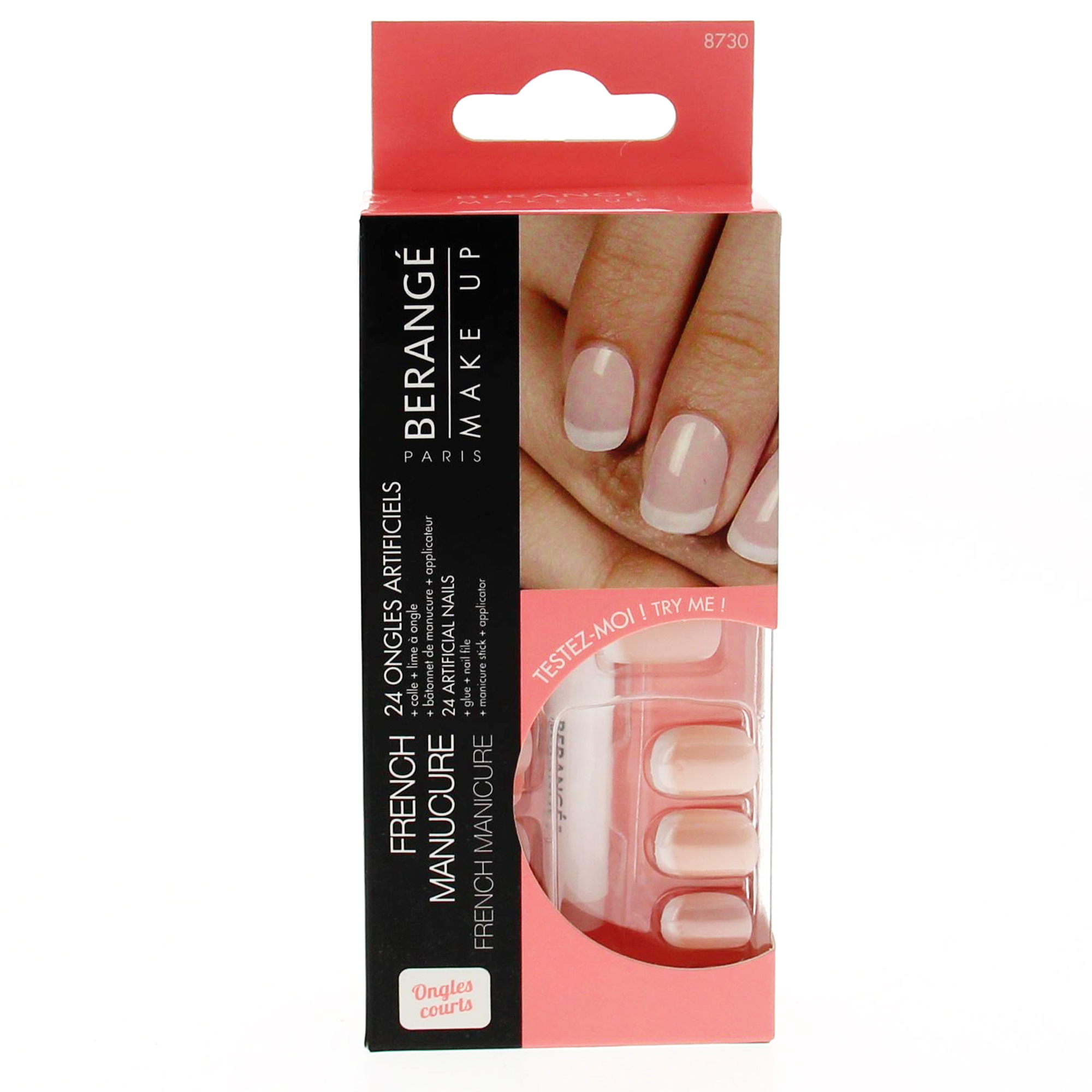 Berangé Make Up French Manucure Ongles Artificiels X 24