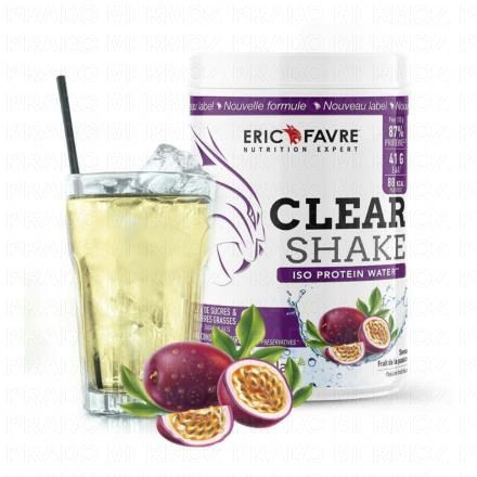 ERIC FAVRE Clear shake Iso protéine water saveur passion 500g