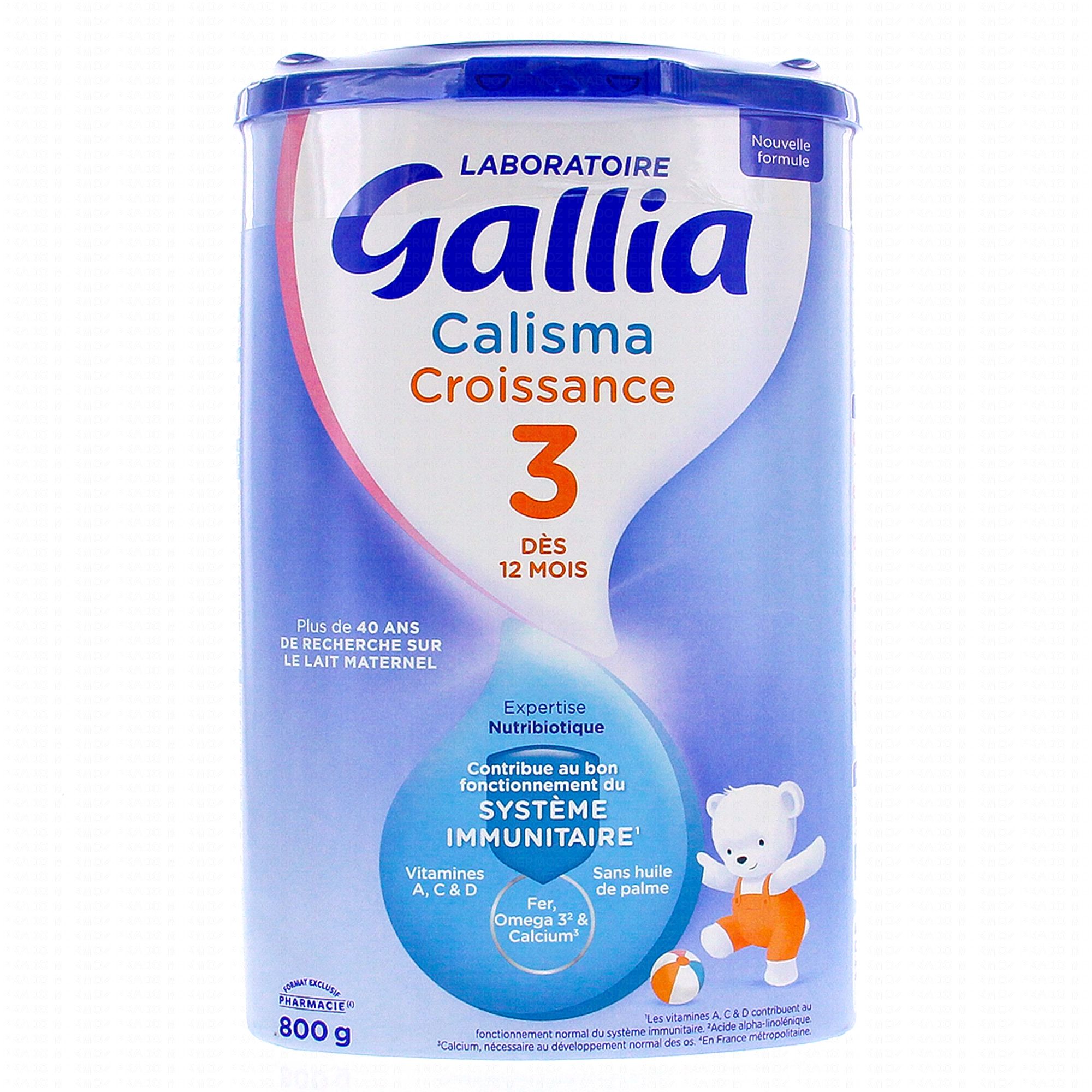 GALLIA CALISMA CROISSANCE 3 BIO +10 MOIS 800G