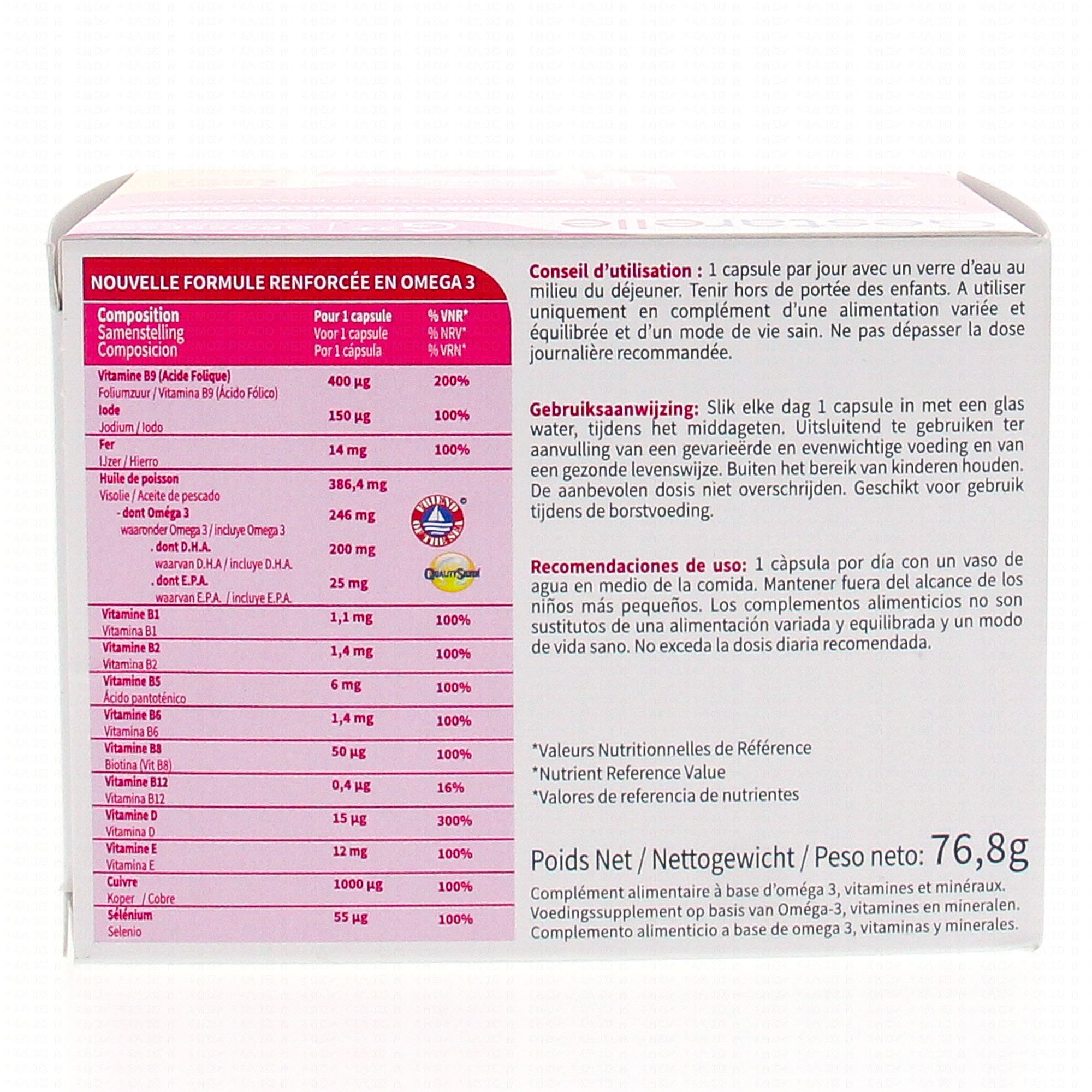 GYNEFAM Supra Grossesse 30 capsules - Parapharmacie Prado Mermoz