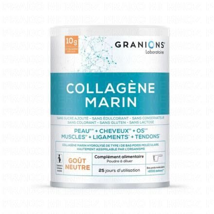 GRANIONS Collagène marin Type I Goût neutre 258g