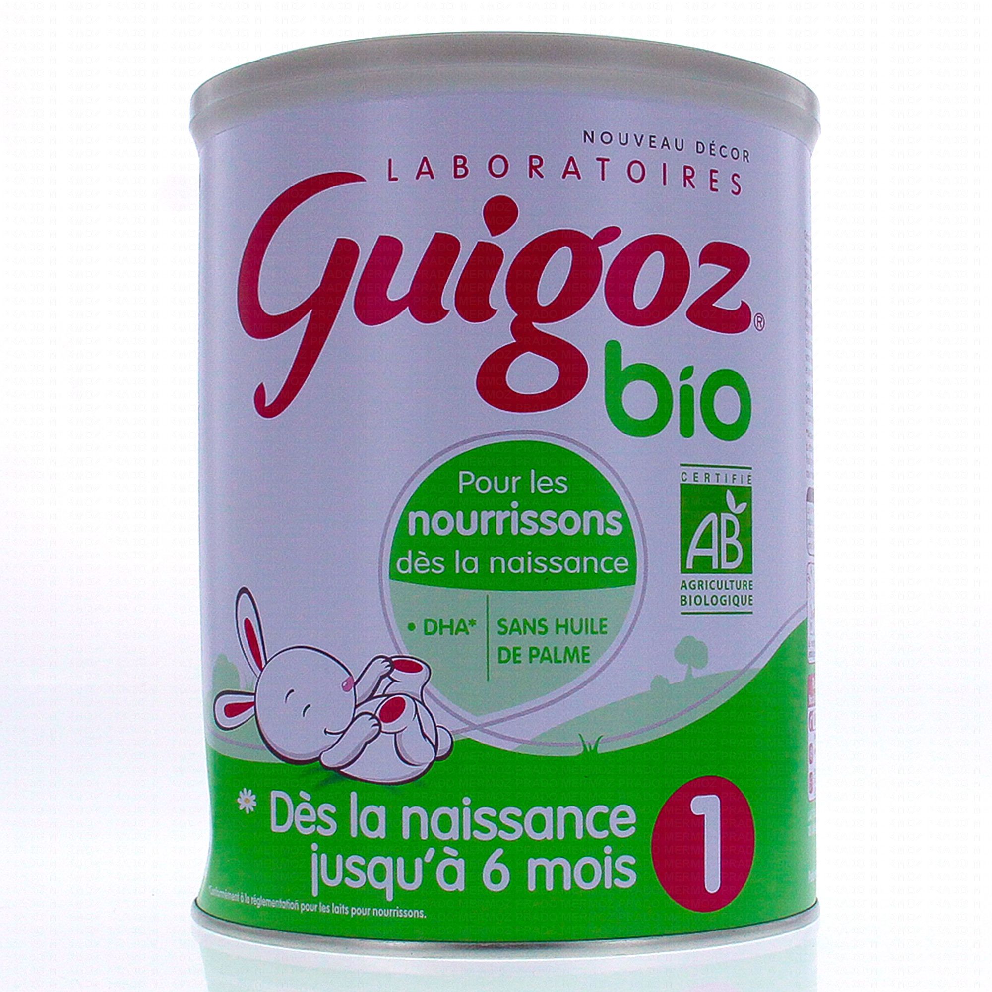 Guigoz Lait 2ème Age BIO - 800g - Pharmacie en ligne