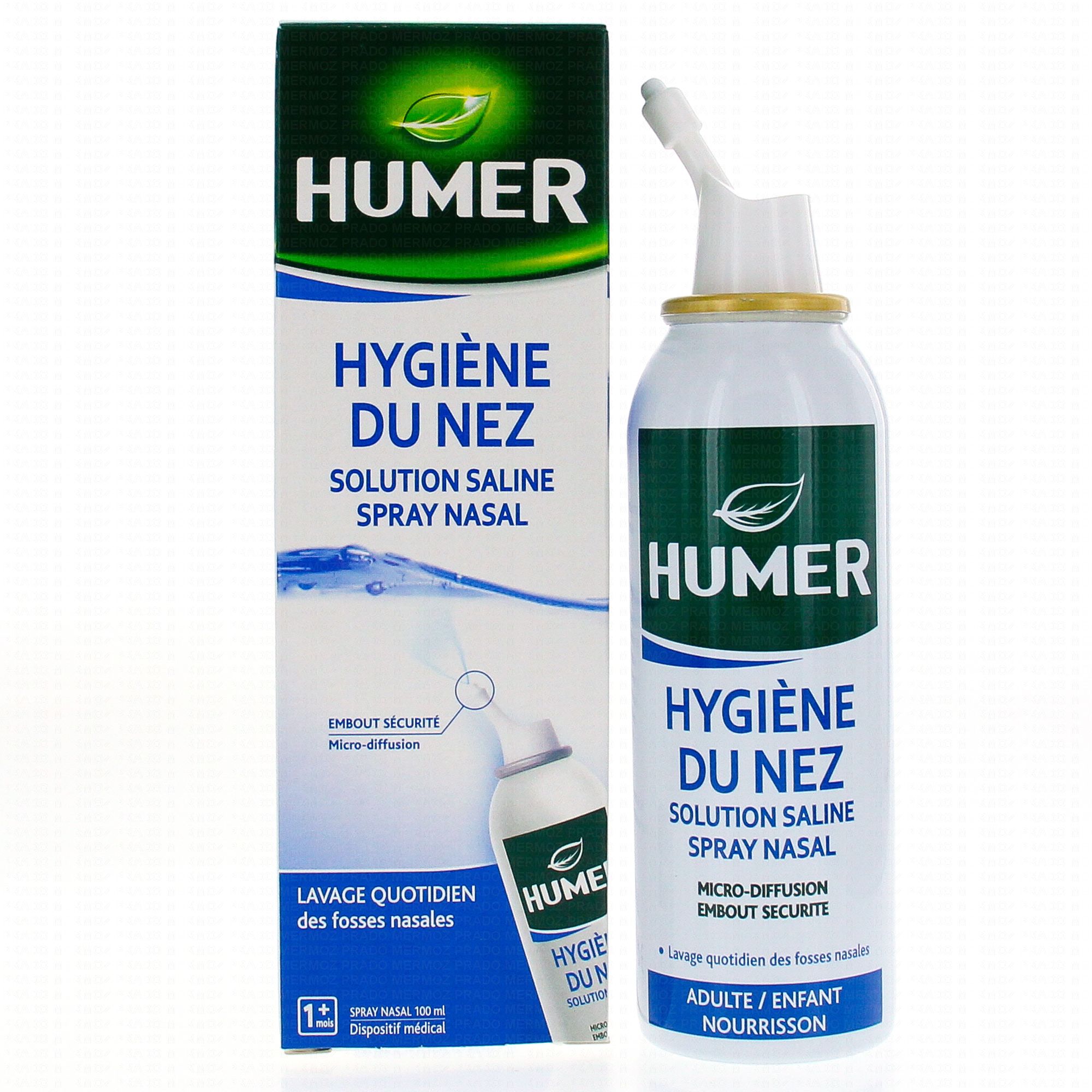 Spray nasal Humer Hygiène du nez : 100% eau de mer pure