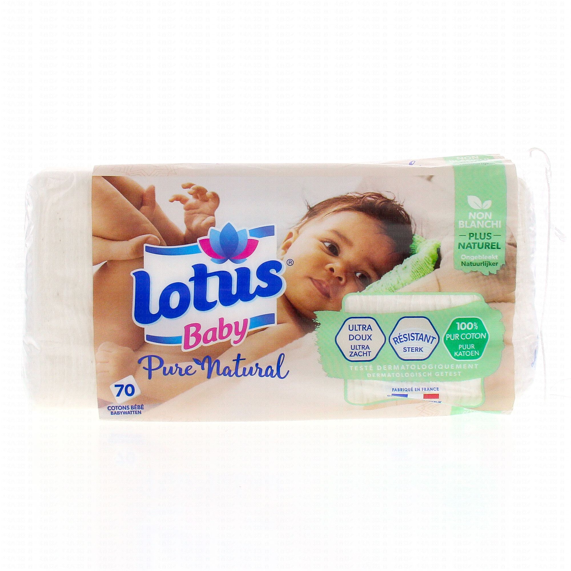 LOTUS Coton Baby Pure natural - Parapharmacie Prado Mermoz