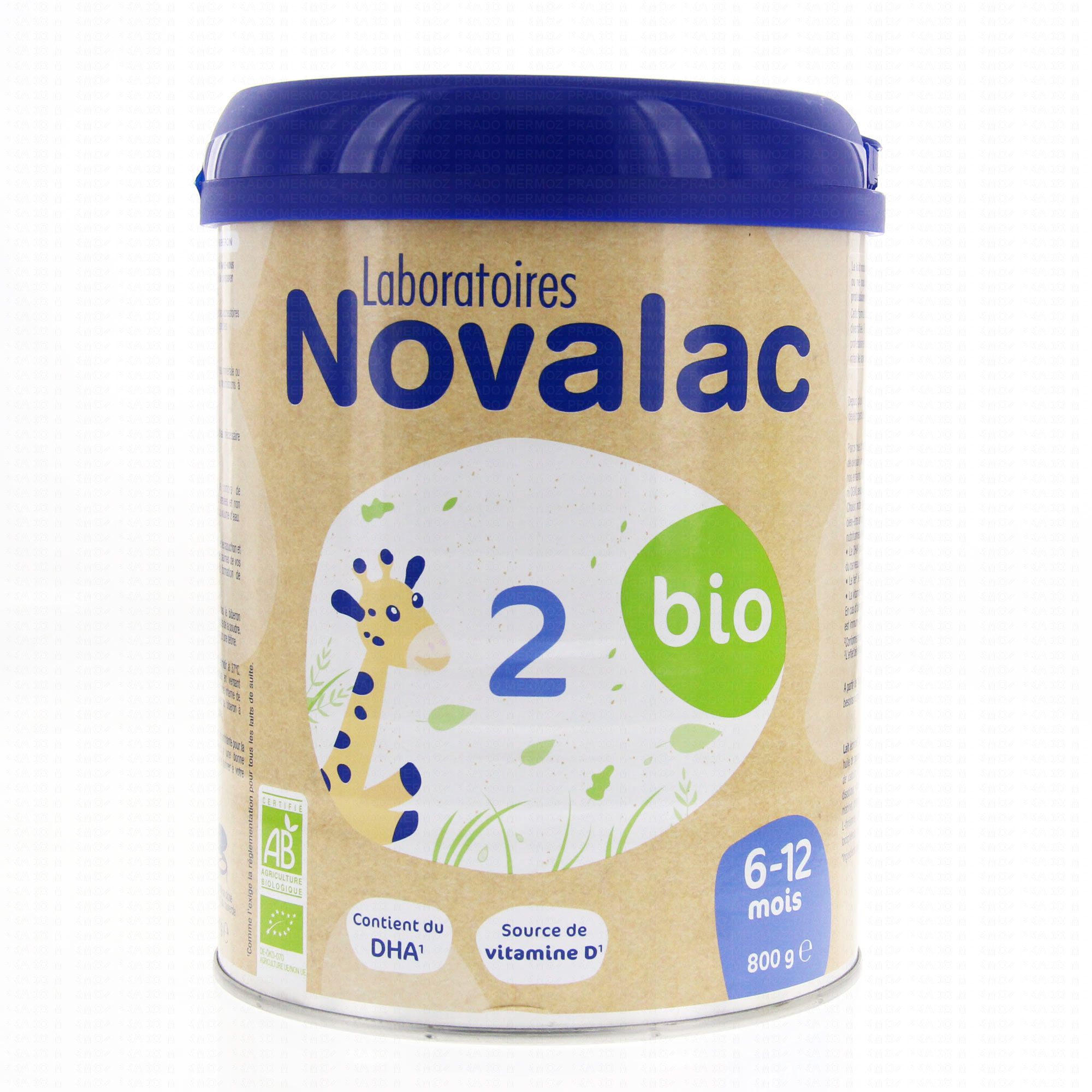 le lait 2éme âge novalac permet l'alimentation des enfants de 6 à 12 mois -  Novalac