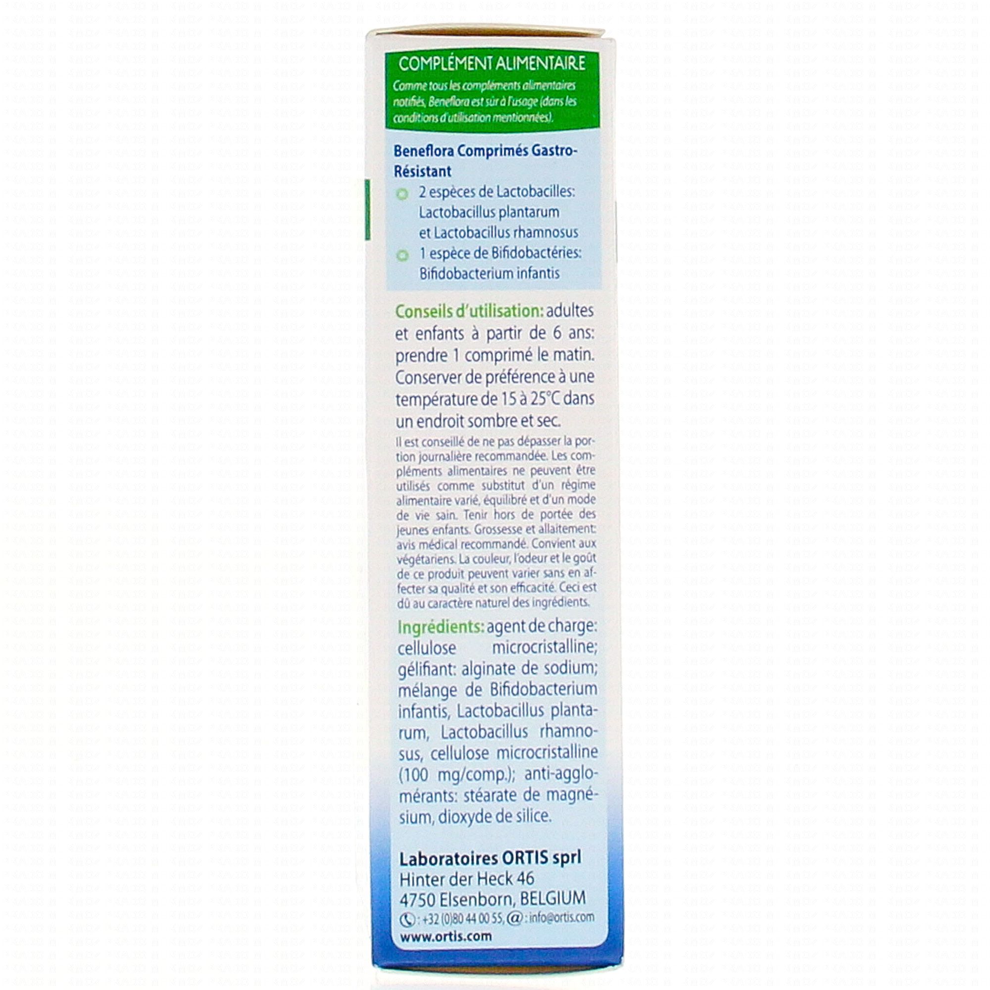 Ortis Bene Flora 30 Comprimes Parapharmacie En Ligne Prado Mermoz