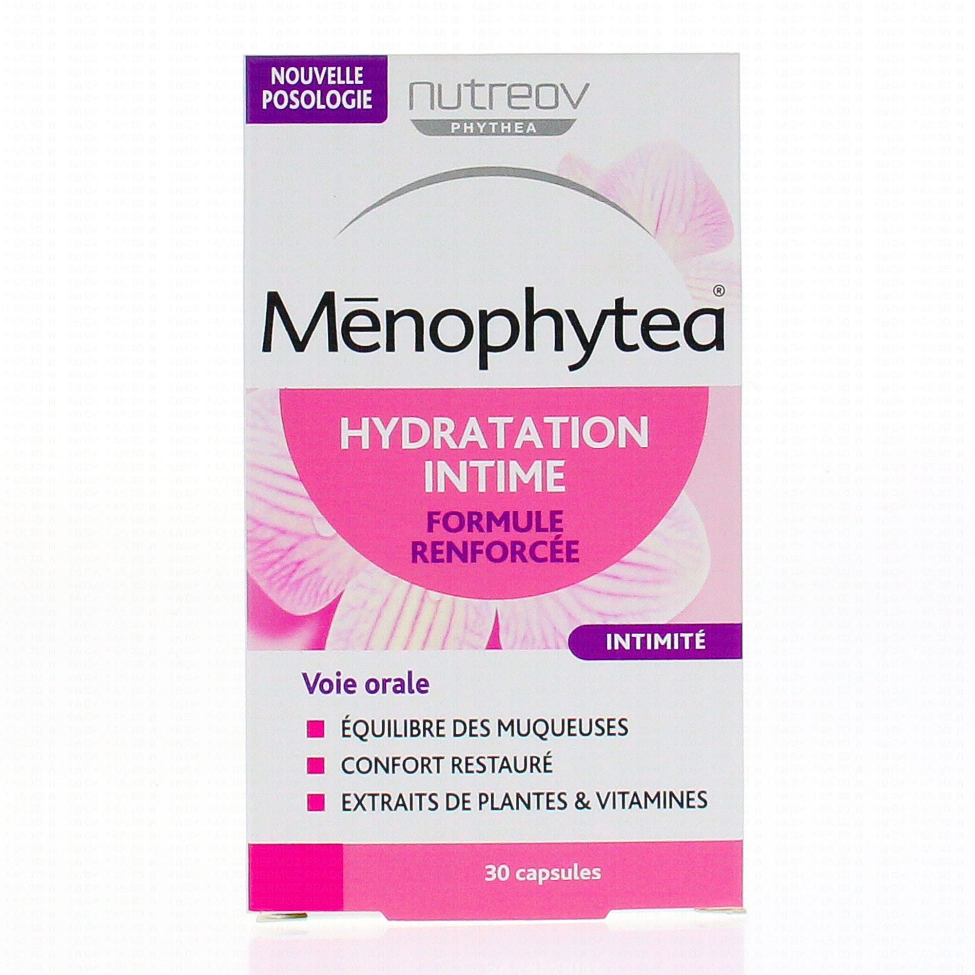 PHYTEA Ménophytea hydratation intime 40 capsules  Parapharmacie Prado