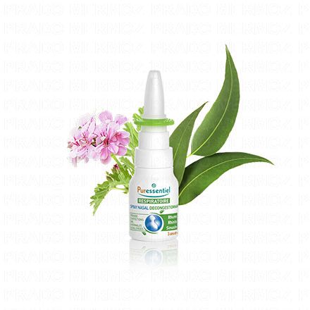 PURESSENTIEL Spray respiratoire nasal décongestionnant vapo 15ml