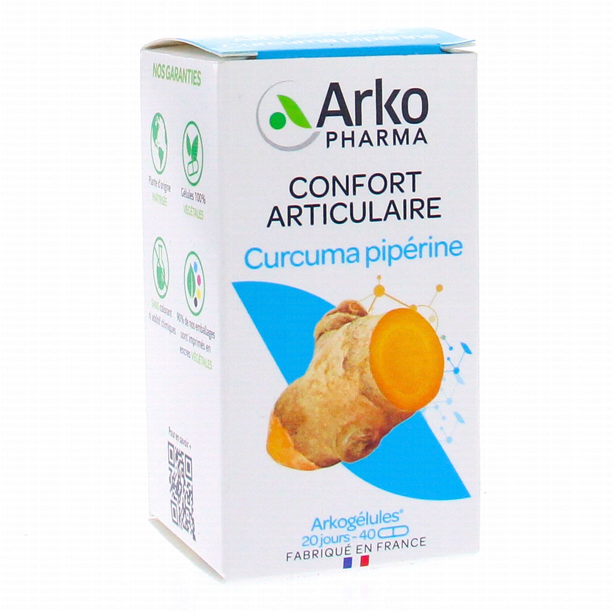 Arkopharma Curcuma & Piperine Confort Articulaire Arkogelules 130 Gelules -  Easypara