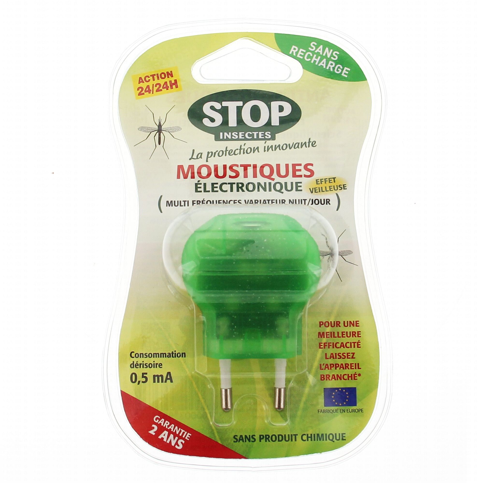 Stop Insectes Anti Moustiques Electronique Effet Veilleuse Parapharmacie En Ligne Prado Mermoz