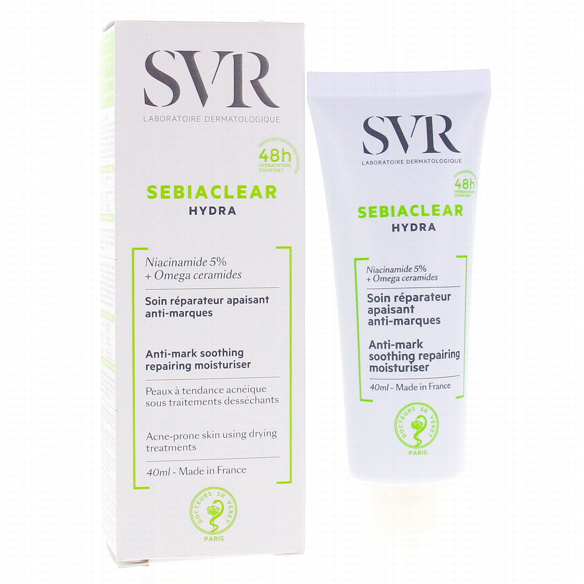 SEBIACLEAR Hydra - Crème hydratante pour peaux à tendance acnéique – Labo  SVR FR
