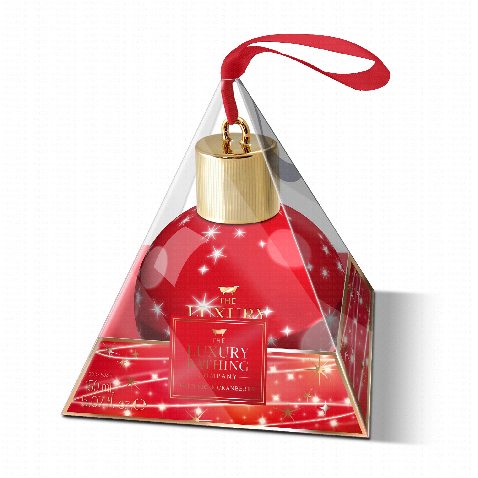 The Luxury Bathing Company Coffret Boule De Noël Gel Douche Figue