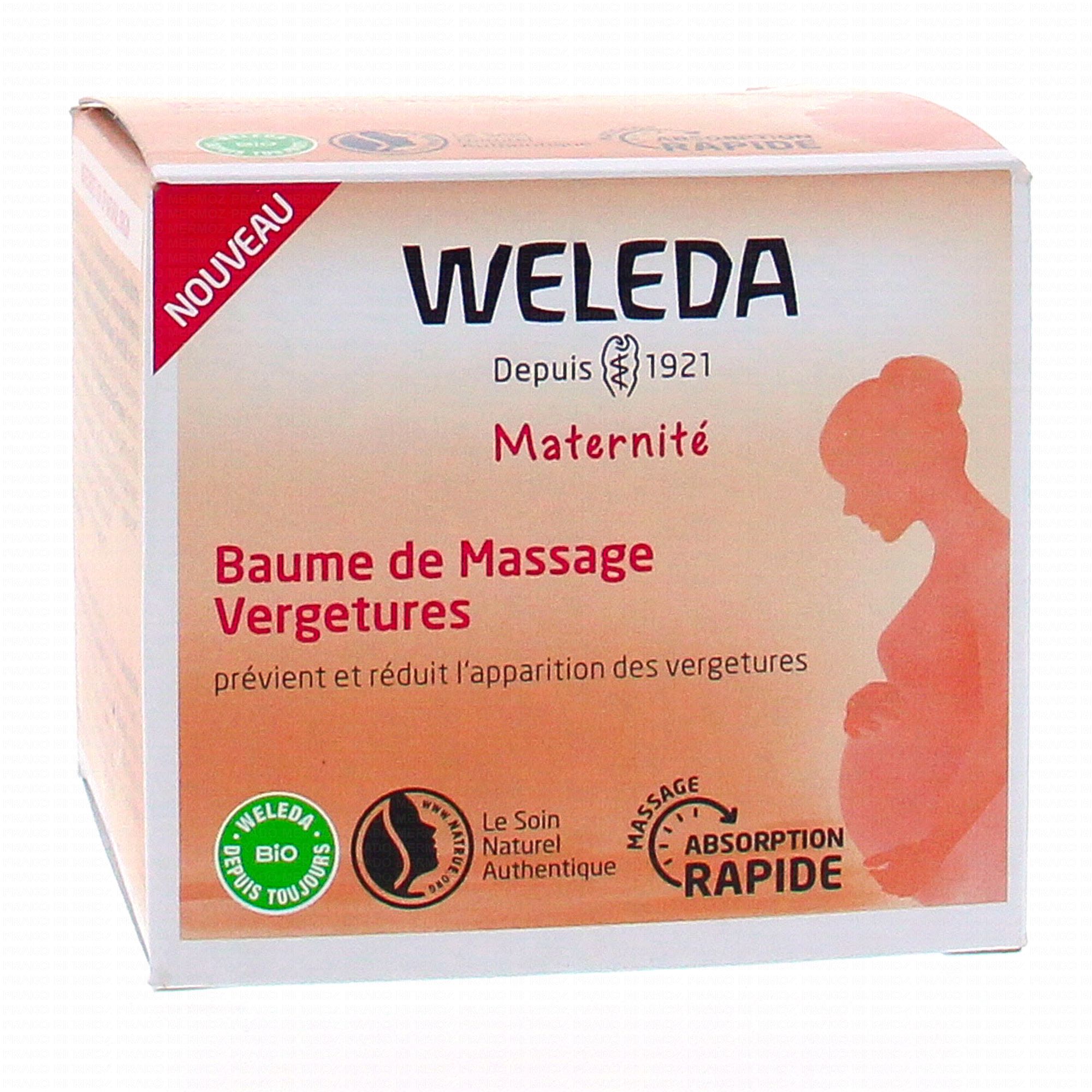 Huile de massage vergetures, Weleda, Grossesse